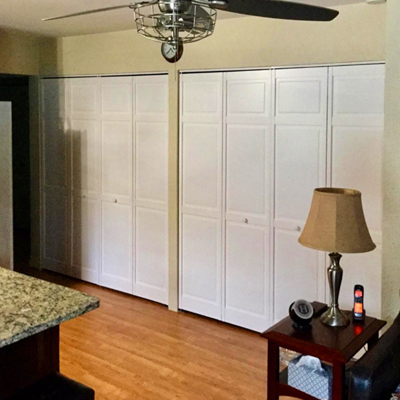 Customer Share 6 Panel White BiFold Doors