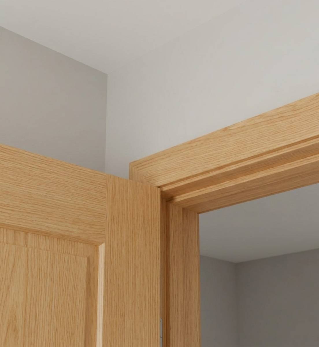 Jamb Kit Pine Wood with Two Jambs, One Header and Three Door Stops
