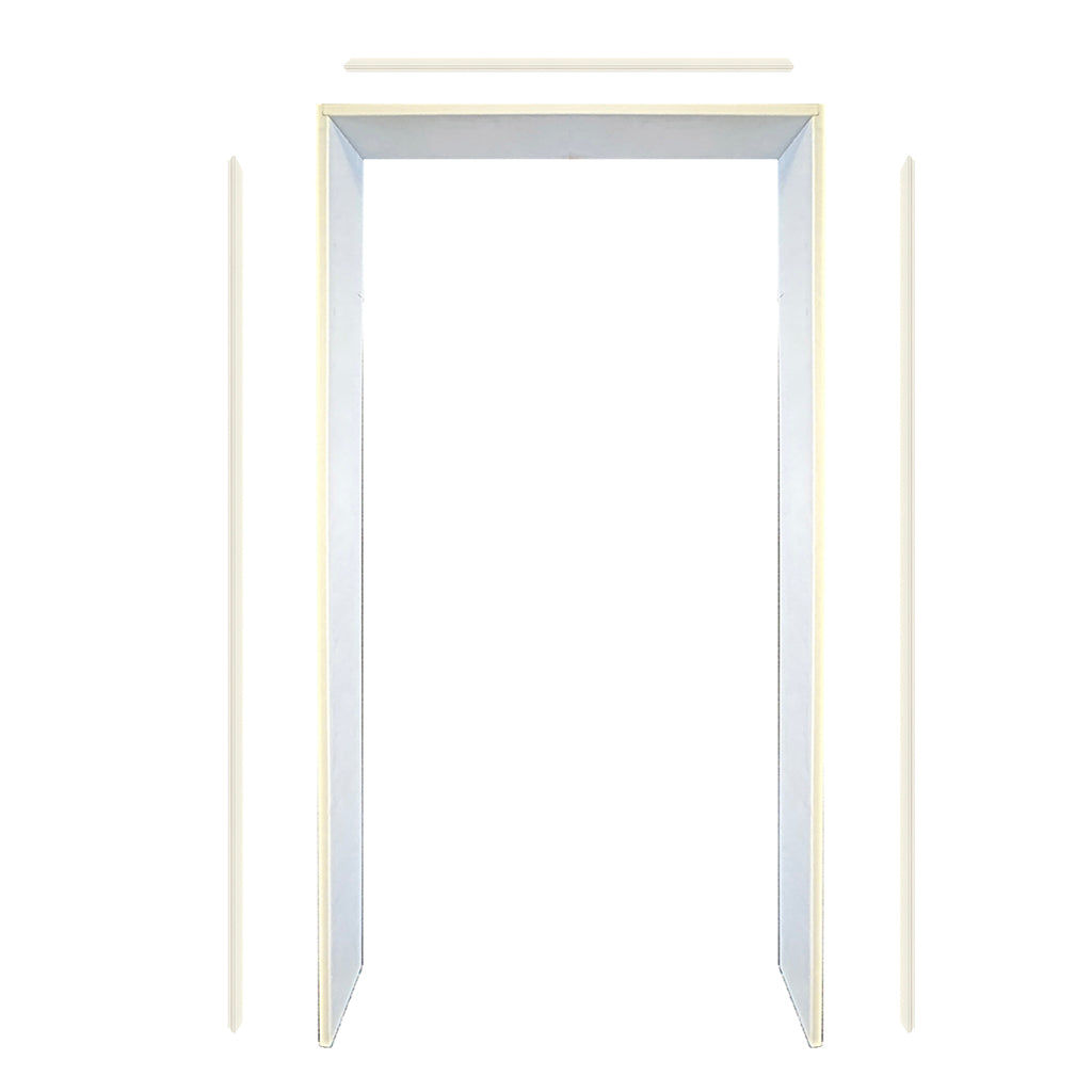 Jamb Kit Primed White Pine with two Jambs, one Header and three Ogee WM947 Door Stops