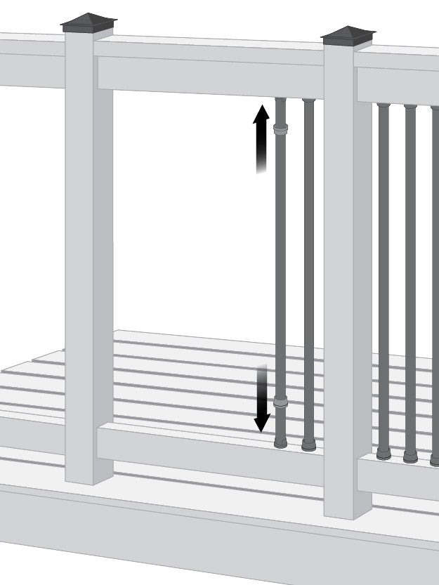 Titan Snap 'n Lock™ Baluster Kits (Case with 10 kits)