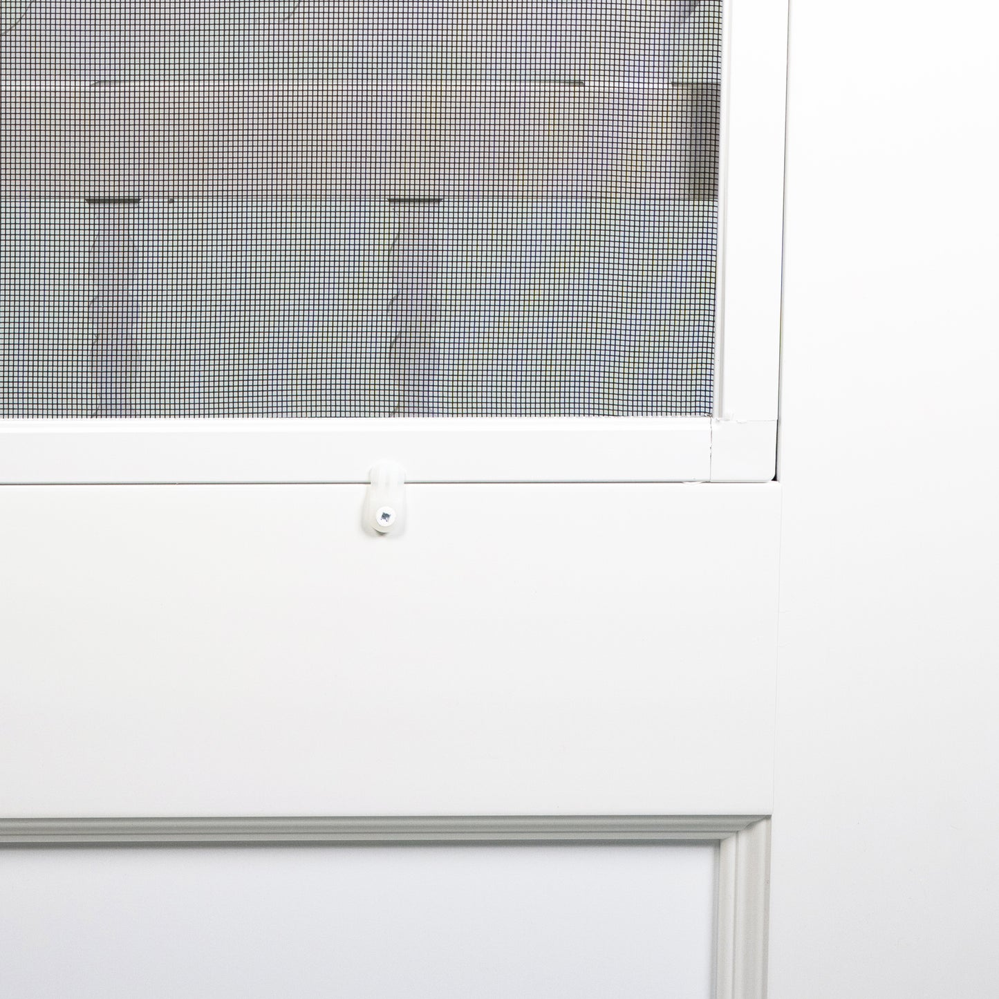Open View White Vinyl Screen / Storm Door