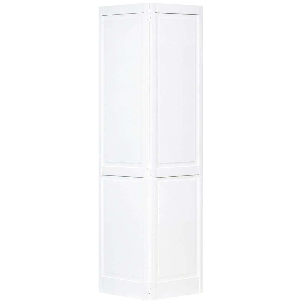 Traditional 4 Panel White Solid Pine Core Bi-fold Door