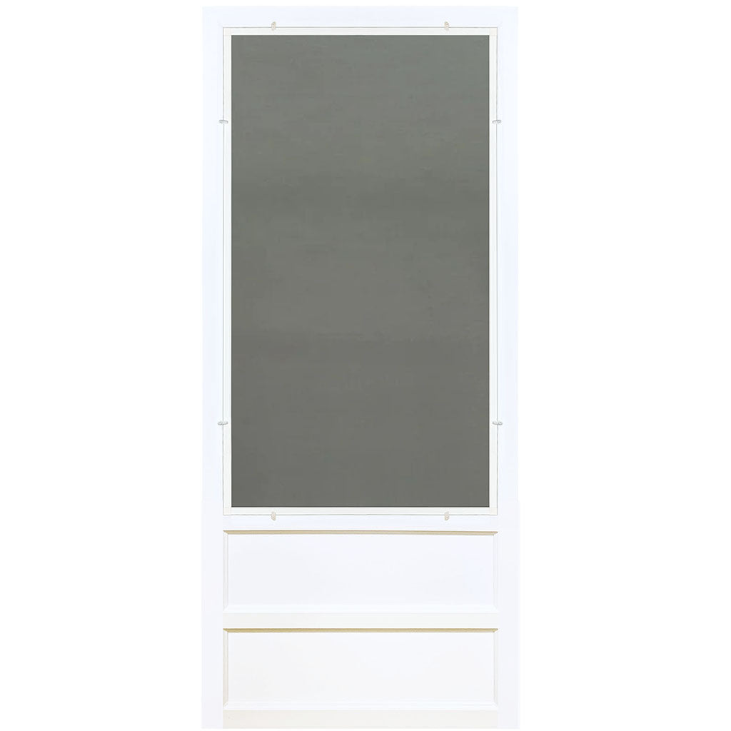 Open View White Vinyl Screen / Storm Door