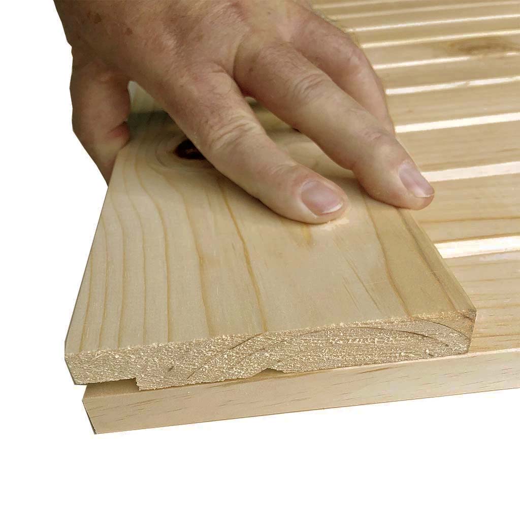 K-Bar Solid Pine Core Unfinished Interior Barn Door Slab DIY Kit