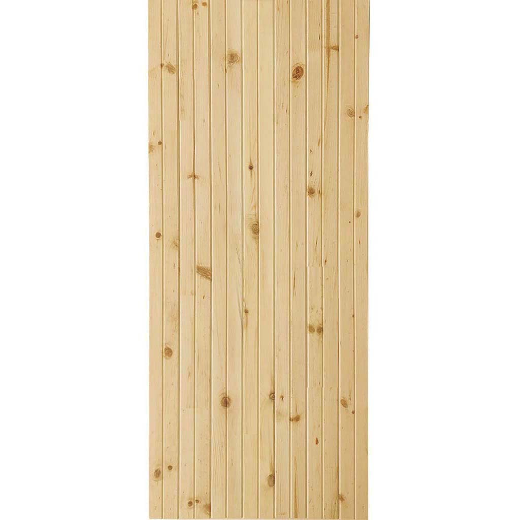 K-Bar Solid Pine Core Unfinished Interior Barn Door Slab DIY Kit