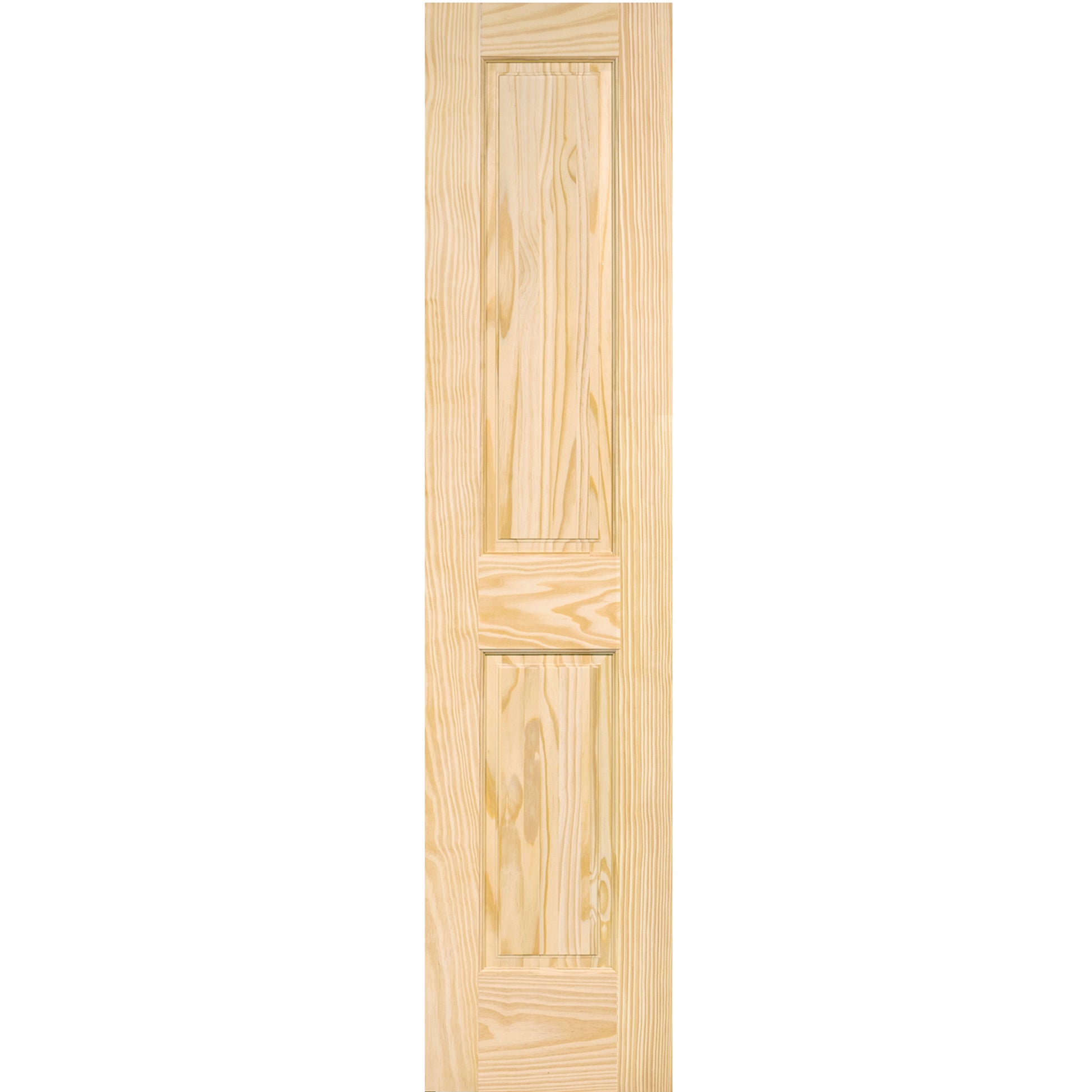 2-Panel Colonial Solid Pine Unfinished Interior Door Slab