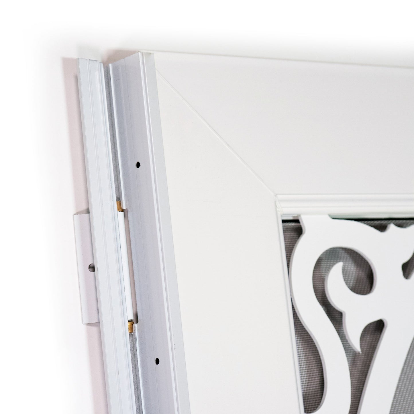 Screen/Storm Door Vinyl White Marianna