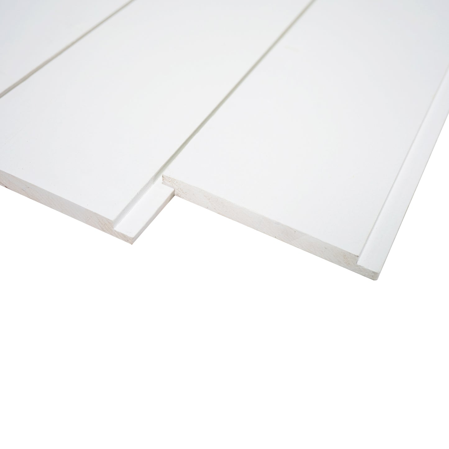 Nickel Gap White Shiplap Boards 9/16 in. x 7 ft.