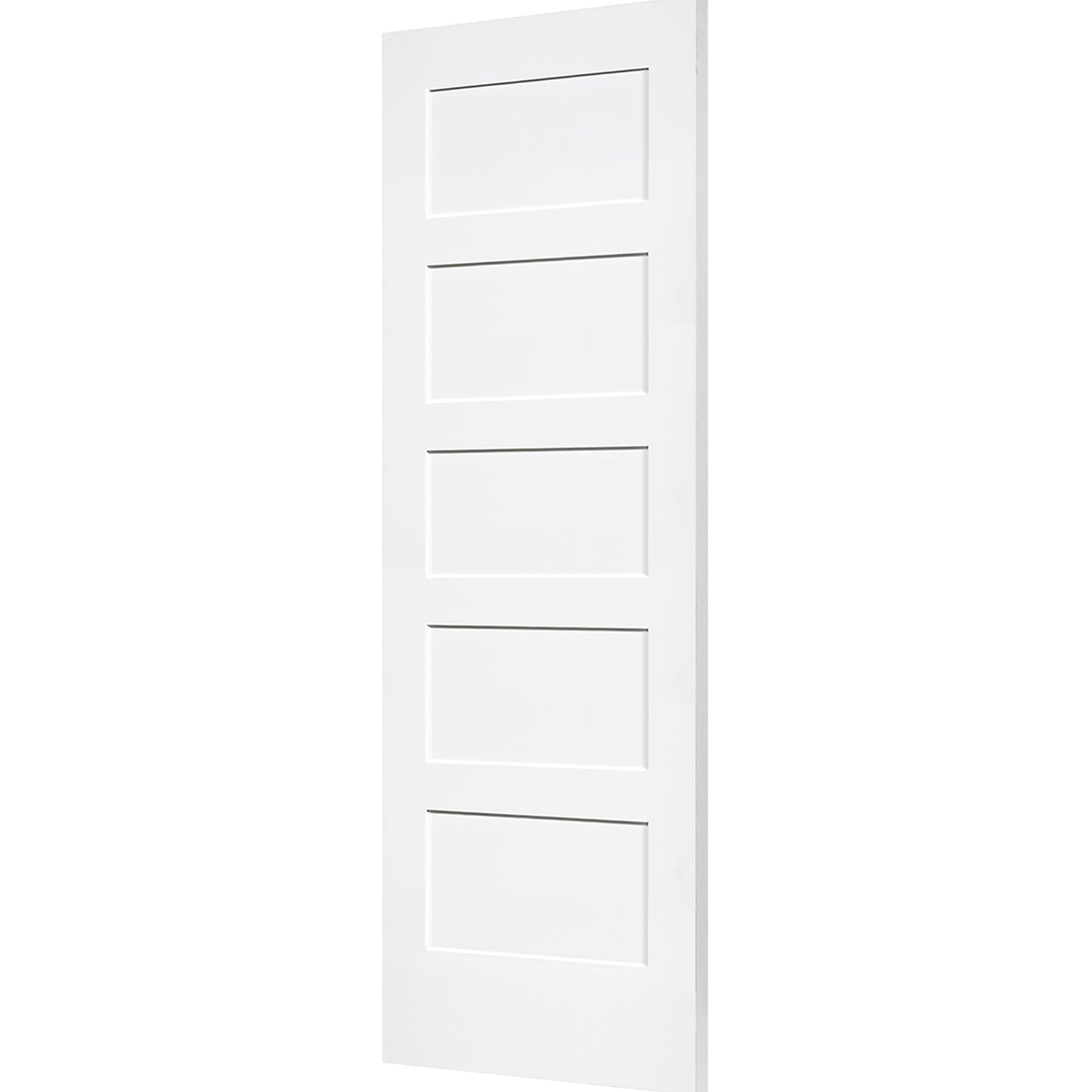 Shaker 5 Panel Solid Core White Interior Door Slab