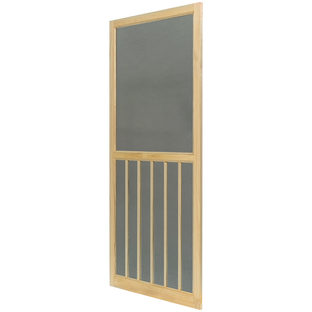 Screen Door Wood 5-Bar Stainable