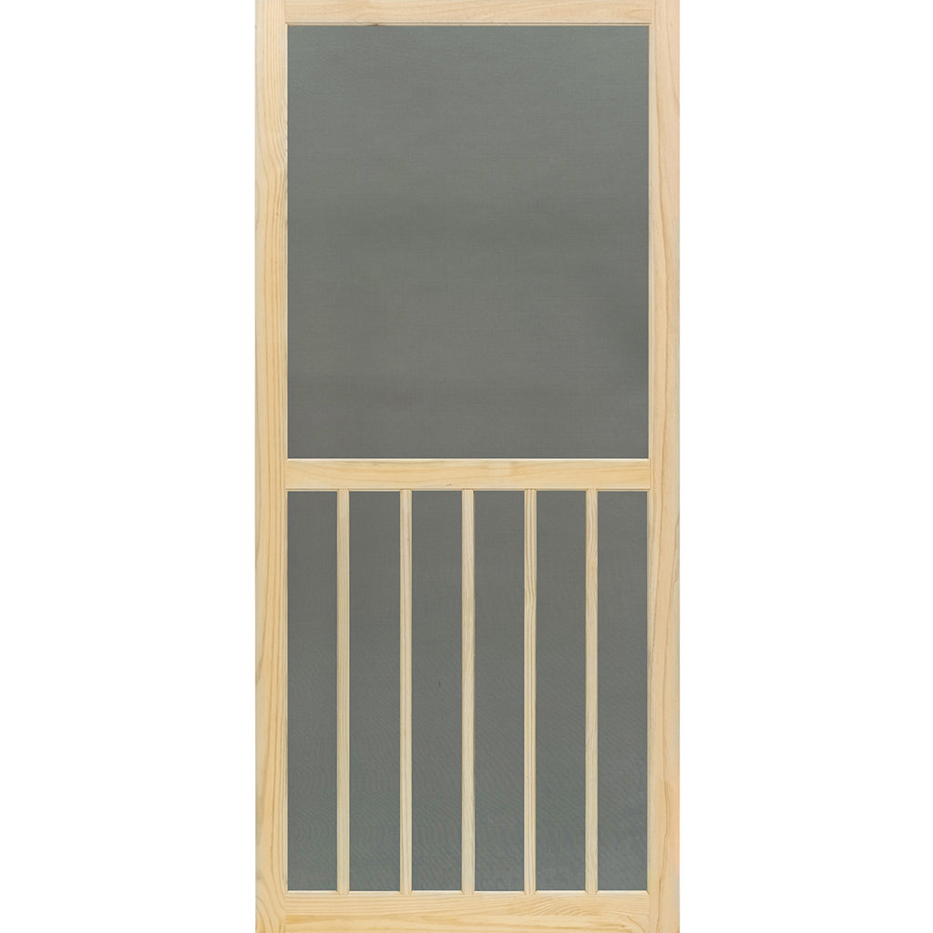 Screen Door Wood 5-Bar Stainable