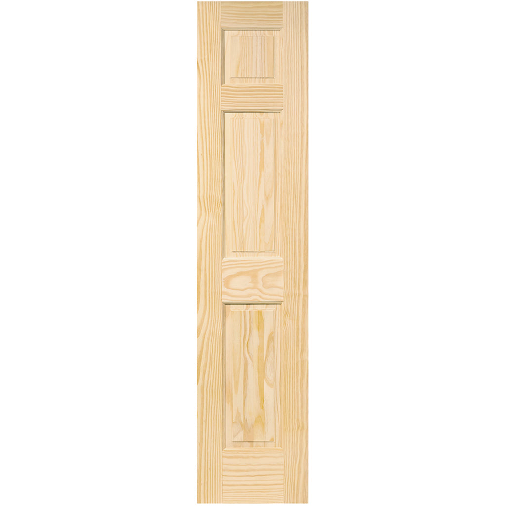 6-Panel Colonial Solid Pine Unfinished Interior Door Slab