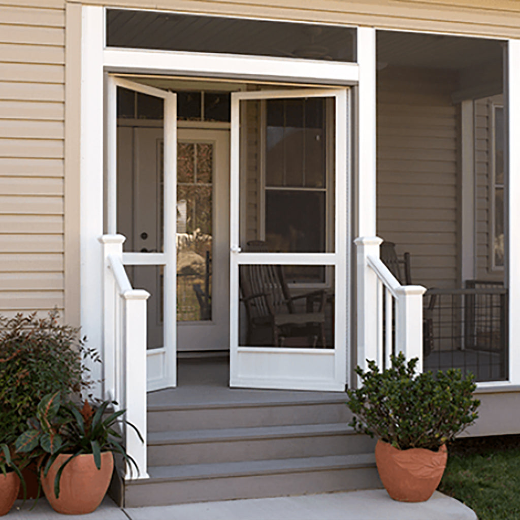 PCA Canoe Creek Aluminum Screen Door offers classic styling