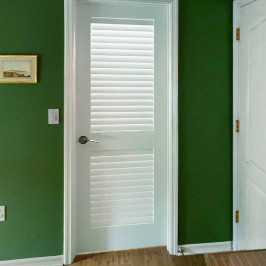 Customer Share - Plantation Louver Louver White Door
