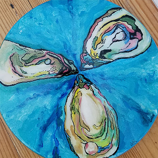 Customer Share - Pine Round Lazy Susan