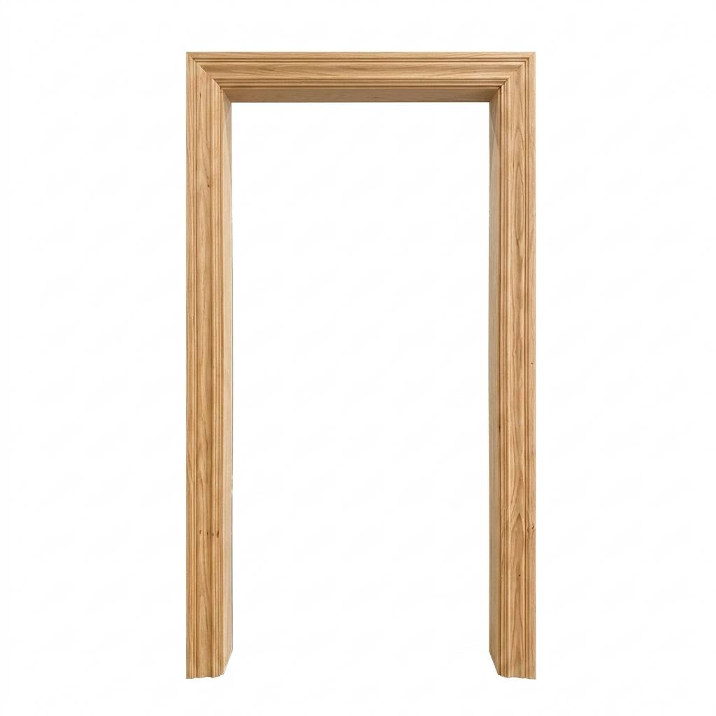 Jamb Kit Pine Wood with Two Jambs, One Header and Three Door Stops