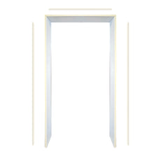 Jamb Kit Primed White Pine with Two Jambs, One Header and Three Ogee WM947 Door Stops