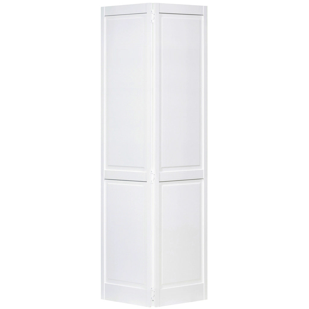 Traditional 4 Panel White  Solid Pine Core Bi-fold Door