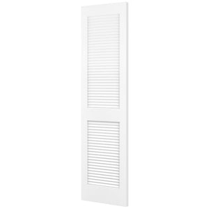 Traditional Louver Louver Solid Core White Interior Door Slab