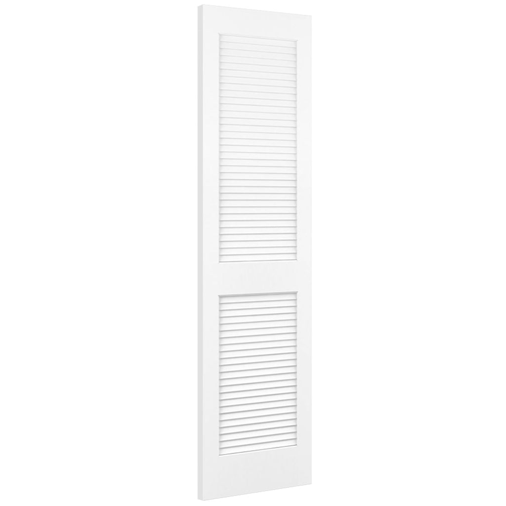 Traditional Louver Louver Solid Core White Interior Door Slab