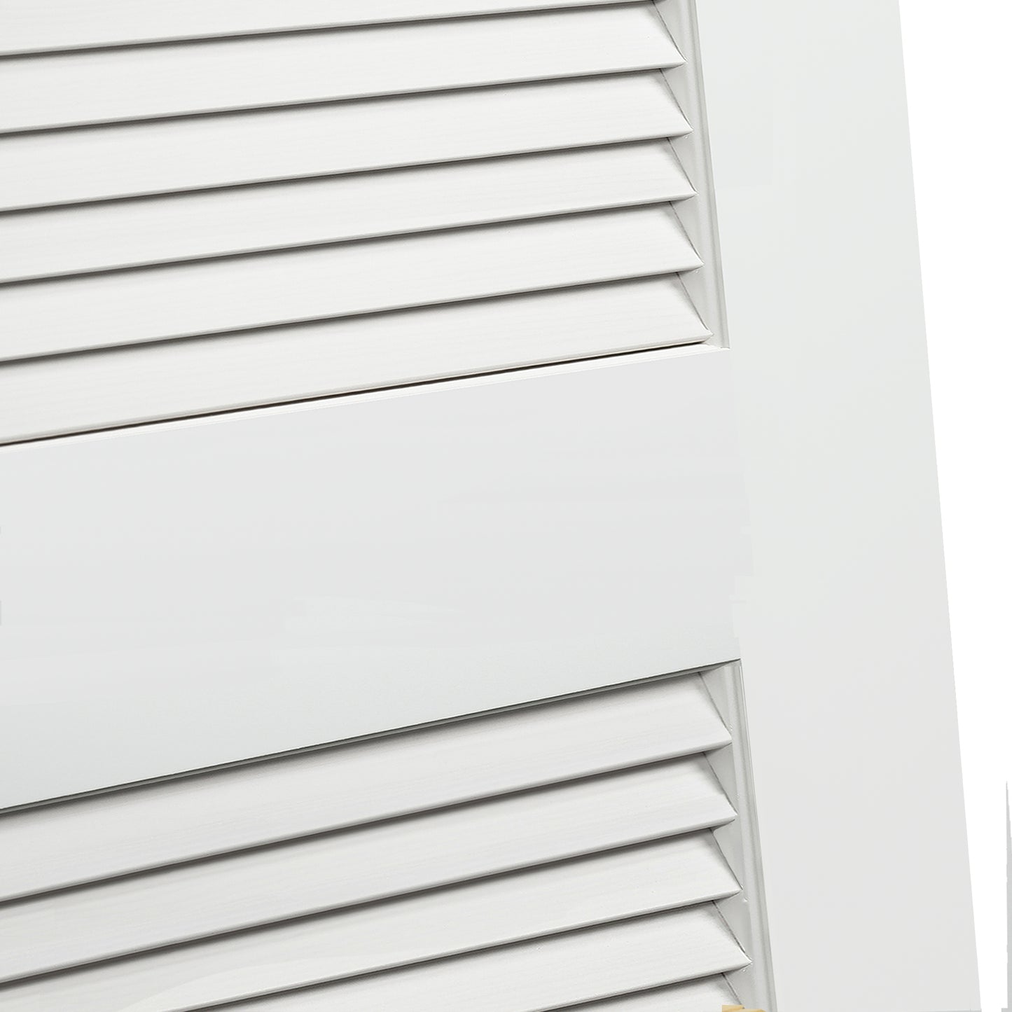 Traditional Louver Louver Solid Core White Interior Door Slab