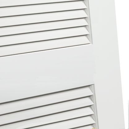 Traditional Louver Louver Solid Core White Interior Door Slab