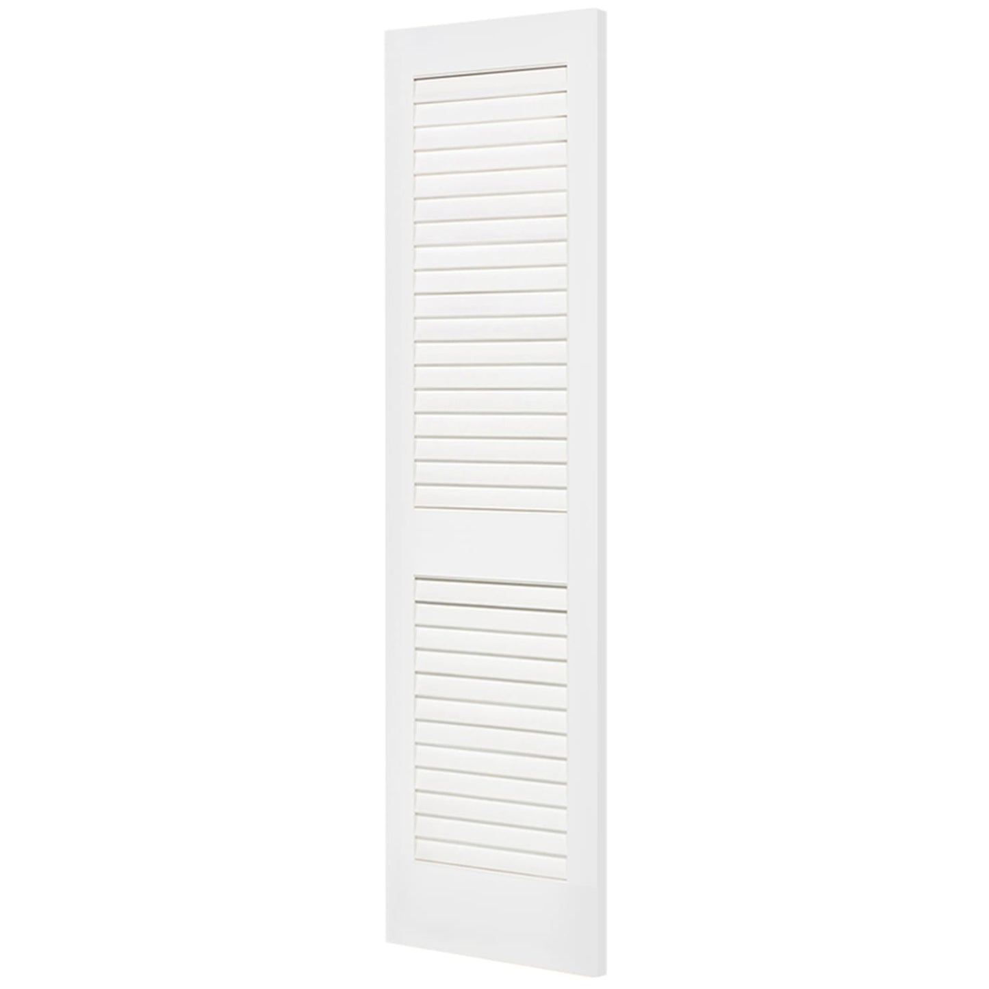 Plantation Louver Louver Solid Core White Interior Door Slab