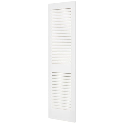 Plantation Louver Louver Solid Core White Interior Door Slab