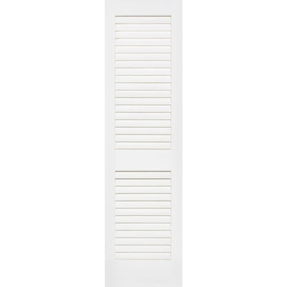 Plantation Louver Louver Solid Core White Interior Door Slab