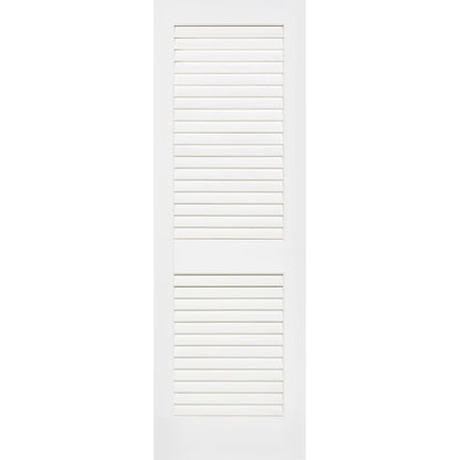 Plantation Louver Louver Solid Core White Interior Door Slab