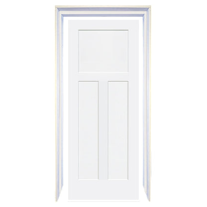 Shaker 1+2 Panel Solid Core White Interior Door Slab