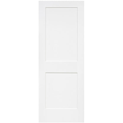 Shaker 2 Panel Solid Core White Interior Door Slab