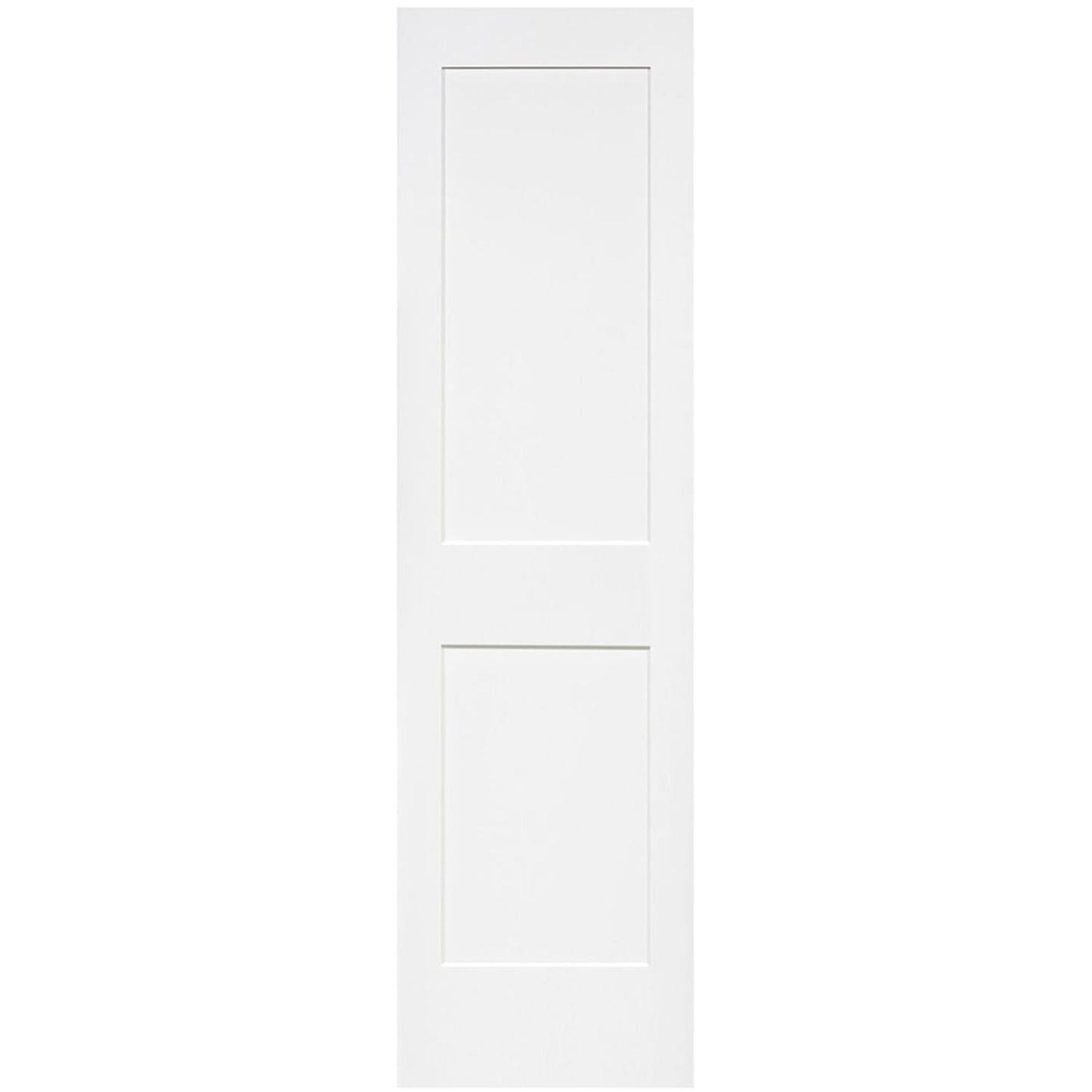 Shaker 2 Panel Solid Core White Interior Door Slab