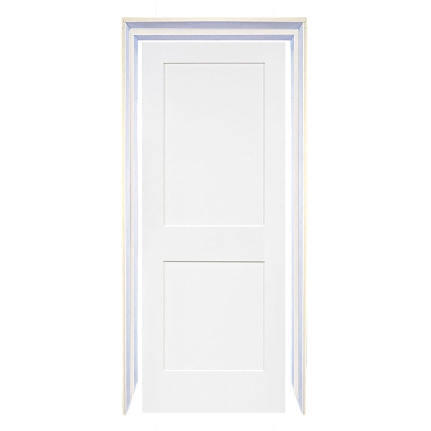 Shaker 2 Panel Solid Core White Interior Door Slab