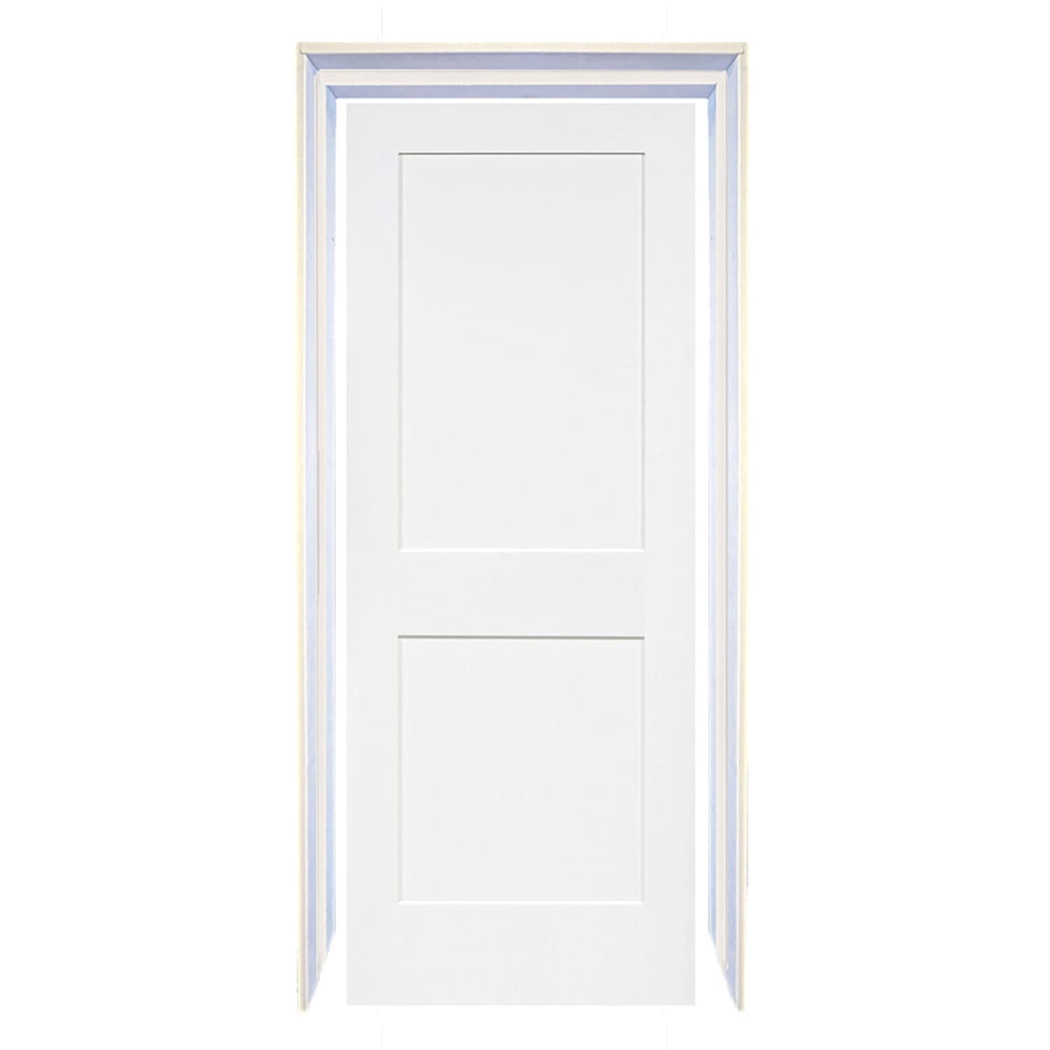 Shaker 2 Panel Solid Core White Interior Door Slab