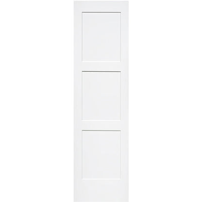 Shaker 3 Panel Solid Core White Interior Door Slab