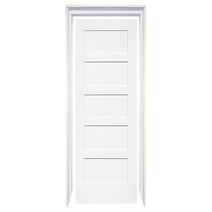 Shaker 5 Panel Solid Core White Interior Door Slab