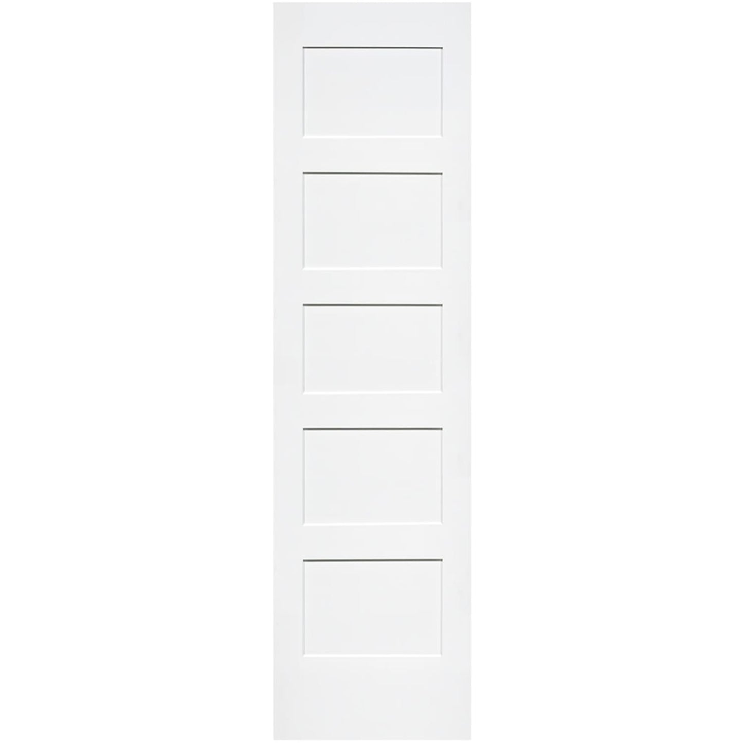 Shaker 5 Panel Solid Core White Interior Door Slab