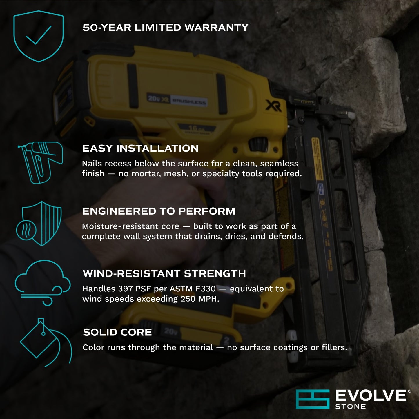 Evolve Stone Capital Sky Stone Veneer (14.25 sq. ft. per box)