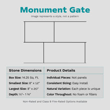Evolve Stone Monument Gate Stone Veneer (20.25 sq. ft. per box)