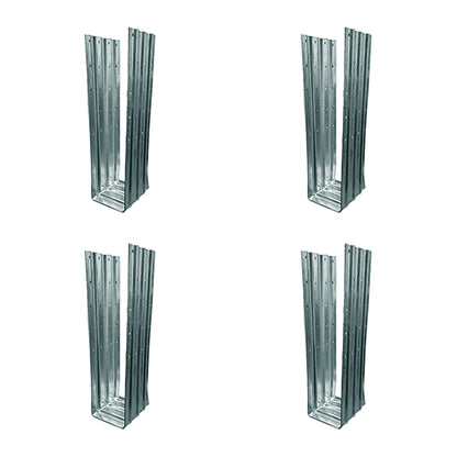 Atlas Galvanized Steel Post Foot Anchor for concrete (4-pieces)