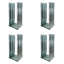 Atlas Galvanized Steel Post Foot Anchor for concrete (4-pieces)