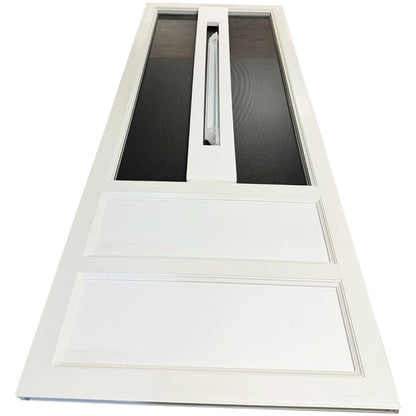 Open View White Vinyl Screen / Storm Door