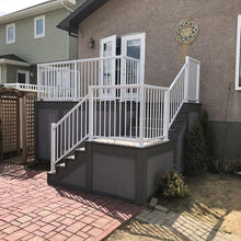 Vista Aluminum Post White