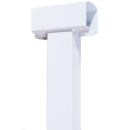 Vista Aluminum Post White