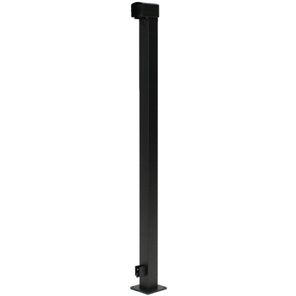 Vista Aluminum Post Black