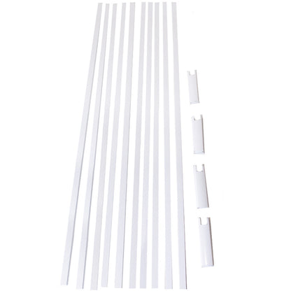 Vista Aluminum Rail Kit White