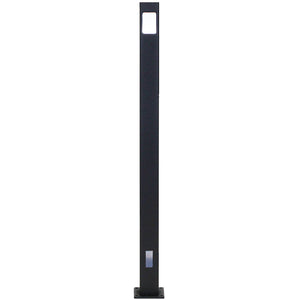 Vista Aluminum Post Black