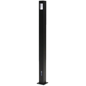 Vista Aluminum Post Black