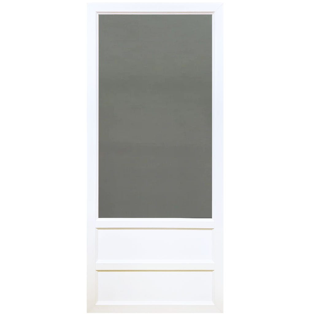 Open View White Vinyl Screen / Storm Door